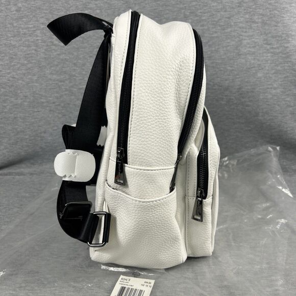 New Juicy Couture All Nighter White Charm Logo Backpack Travel Purse - Picture 5 of 13